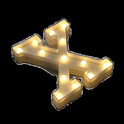 Lampă cu numere luminoase Litere alfabetice Lumini LED Ziua Îndrăgostiților Decor petrecere de nuntă 0-9 Litere digitale AZ Lumină de noapte