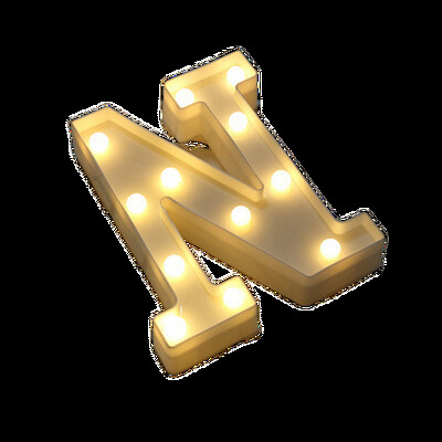 Lampă cu numere luminoase Litere alfabetice Lumini LED Ziua Îndrăgostiților Decor petrecere de nuntă 0-9 Litere digitale AZ Lumină de noapte