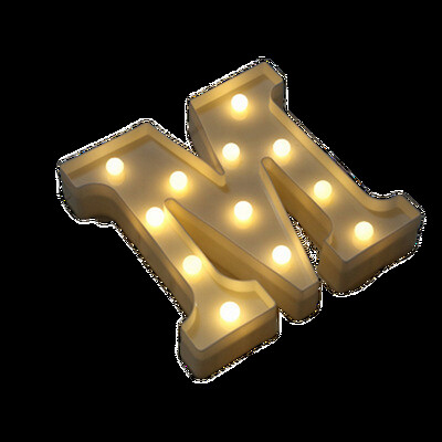 Lampă cu numere luminoase Litere alfabetice Lumini LED Ziua Îndrăgostiților Decor petrecere de nuntă 0-9 Litere digitale AZ Lumină de noapte