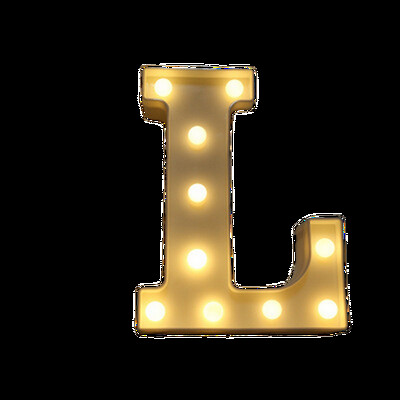 Lampă cu numere luminoase Litere alfabetice Lumini LED Ziua Îndrăgostiților Decor petrecere de nuntă 0-9 Litere digitale AZ Lumină de noapte