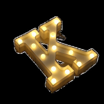 Lampă cu numere luminoase Litere alfabetice Lumini LED Ziua Îndrăgostiților Decor petrecere de nuntă 0-9 Litere digitale AZ Lumină de noapte