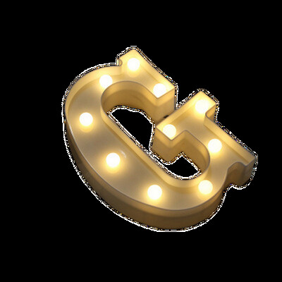 Lampă cu numere luminoase Litere alfabetice Lumini LED Ziua Îndrăgostiților Decor petrecere de nuntă 0-9 Litere digitale AZ Lumină de noapte