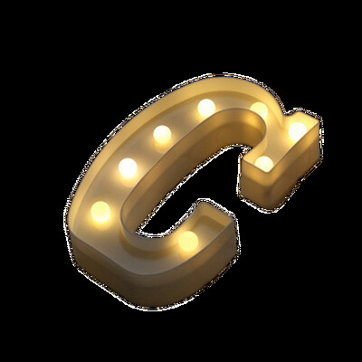 Lampă cu numere luminoase Litere alfabetice Lumini LED Ziua Îndrăgostiților Decor petrecere de nuntă 0-9 Litere digitale AZ Lumină de noapte