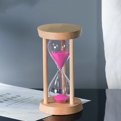 5 minučių medinis smėlio laikrodis mini smėlio laikrodis Šiaurės Europa Modernus namų dekoravimas Laikrodis Sandglass Kids Dantų šepetėlio laikmatis Dovana