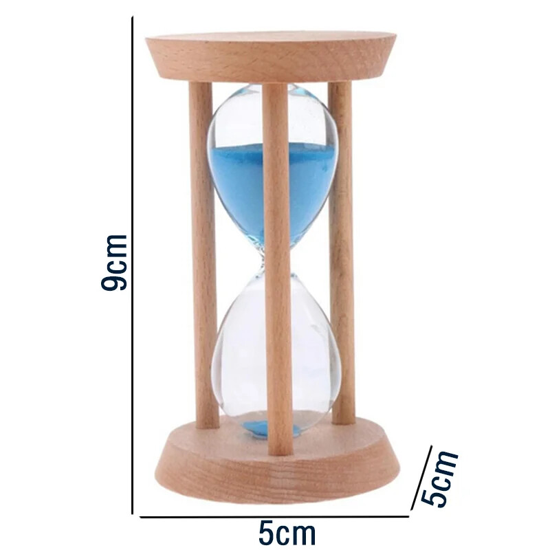 5 minučių medinis smėlio laikrodis mini smėlio laikrodis Šiaurės Europa Modernus namų dekoravimas Laikrodis Sandglass Kids Dantų šepetėlio laikmatis Dovana