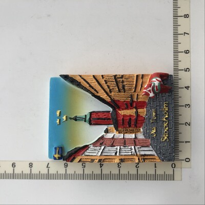 Europa Švedija 3D šaldytuvo magnetai turizmo suvenyrai šaldytuvo magnetai lipdukų kolekcija rankdarbių dekoravimo straipsniai