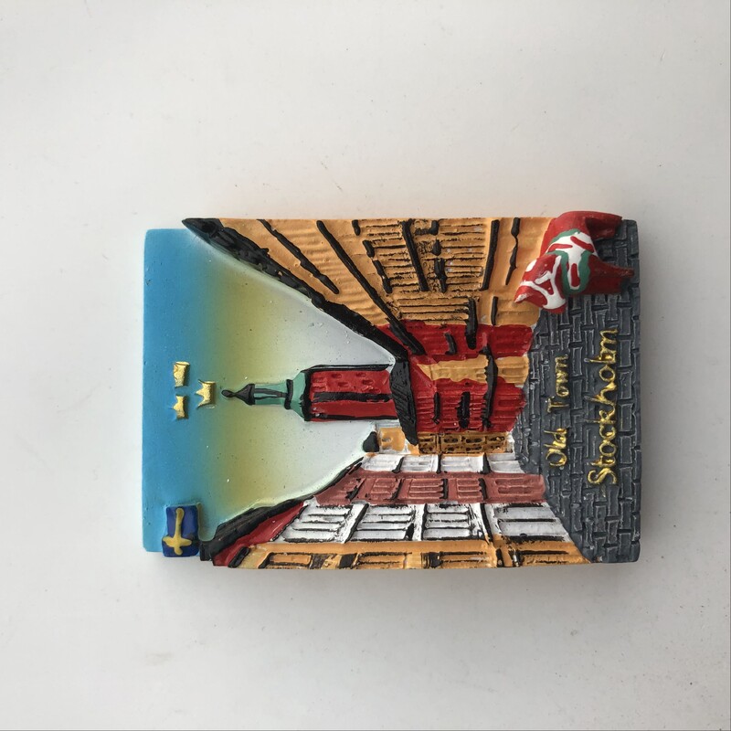 Europa Švedija 3D šaldytuvo magnetai turizmo suvenyrai šaldytuvo magnetai lipdukų kolekcija rankdarbių dekoravimo straipsniai