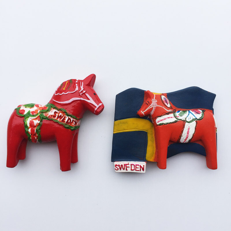 Europa Švedija 3D šaldytuvo magnetai turizmo suvenyrai šaldytuvo magnetai lipdukų kolekcija rankdarbių dekoravimo straipsniai