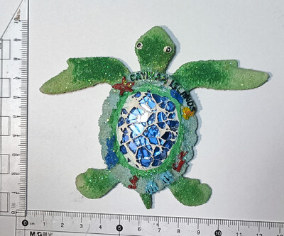 Țestoasă cu vedere la mare Suvenir turistic Magneți pentru frigider Articole de decorare Artizanat Artizanat Frigider magnetic de colecție Cadouri