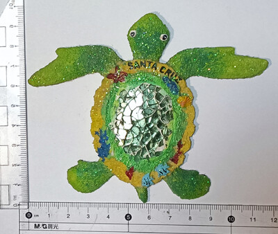 Țestoasă cu vedere la mare Suvenir turistic Magneți pentru frigider Articole de decorare Artizanat Artizanat Frigider magnetic de colecție Cadouri