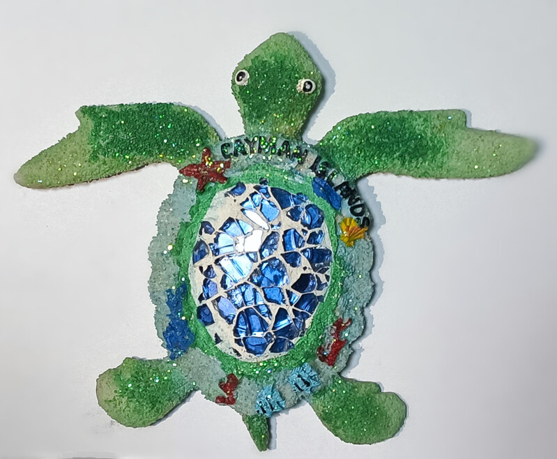 Țestoasă cu vedere la mare Suvenir turistic Magneți pentru frigider Articole de decorare Artizanat Artizanat Frigider magnetic de colecție Cadouri