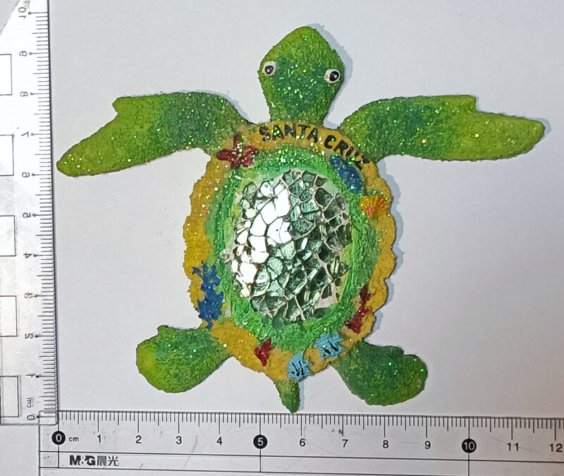 Țestoasă cu vedere la mare Suvenir turistic Magneți pentru frigider Articole de decorare Artizanat Artizanat Frigider magnetic de colecție Cadouri