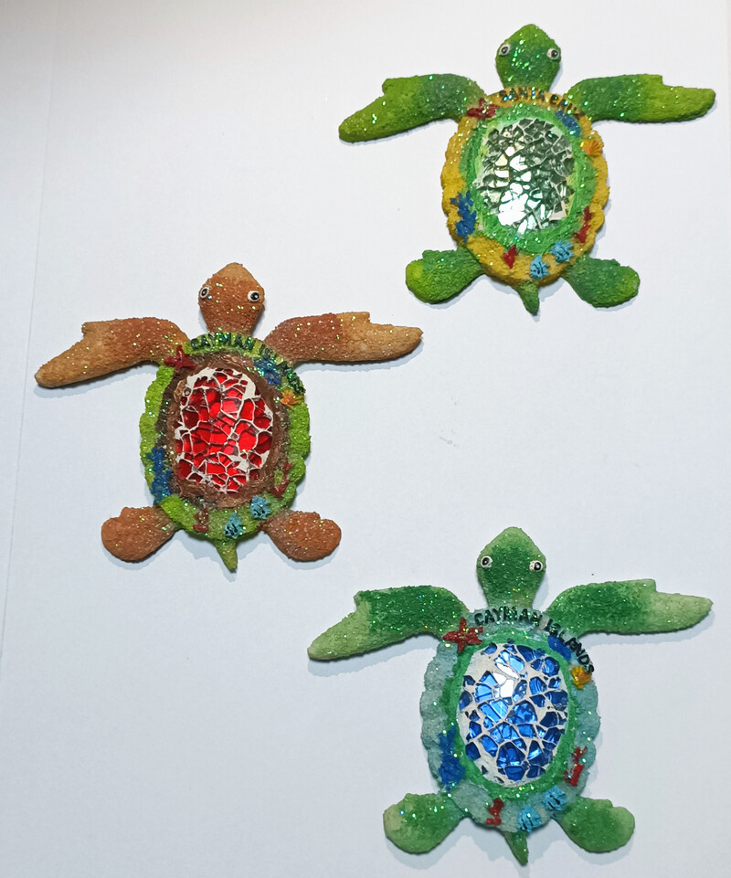 Țestoasă cu vedere la mare Suvenir turistic Magneți pentru frigider Articole de decorare Artizanat Artizanat Frigider magnetic de colecție Cadouri