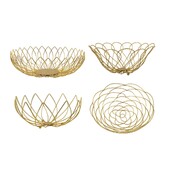 Fructeier din sârmă, Coș de depozitare pentru fructe Iron Arts pentru blat, Servire a fructelor