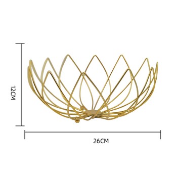 Συρμάτινο μπολ φρούτων, Καλάθι αποθήκευσης φρούτων Iron Arts για πάγκο, Σερβίρισμα φρούτων