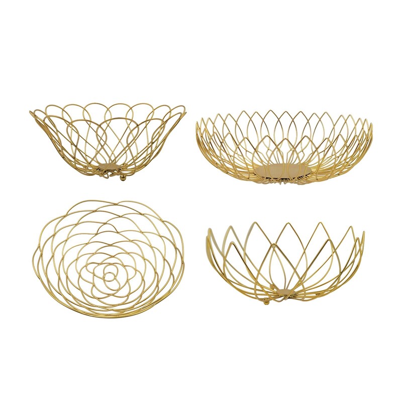 Fructeier din sârmă, Coș de depozitare pentru fructe Iron Arts pentru blat, Servire a fructelor