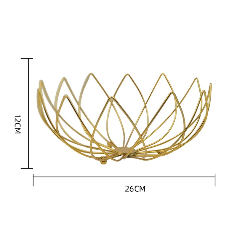 Fructeier din sârmă, Coș de depozitare pentru fructe Iron Arts pentru blat, Servire a fructelor