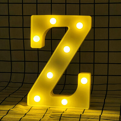 Litere și cifre cu lumină caldă LED de 22 cm, folosind bateriile ca lumină pentru decorarea casei pentru propuneri și petreceri aniversare