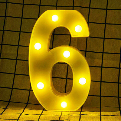 Litere și cifre cu lumină caldă LED de 22 cm, folosind bateriile ca lumină pentru decorarea casei pentru propuneri și petreceri aniversare