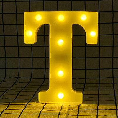 Litere și cifre cu lumină caldă LED de 22 cm, folosind bateriile ca lumină pentru decorarea casei pentru propuneri și petreceri aniversare