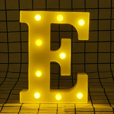 Litere și cifre cu lumină caldă LED de 22 cm, folosind bateriile ca lumină pentru decorarea casei pentru propuneri și petreceri aniversare