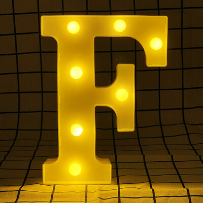 Litere și cifre cu lumină caldă LED de 22 cm, folosind bateriile ca lumină pentru decorarea casei pentru propuneri și petreceri aniversare