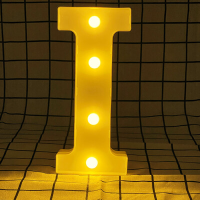 Litere și cifre cu lumină caldă LED de 22 cm, folosind bateriile ca lumină pentru decorarea casei pentru propuneri și petreceri aniversare