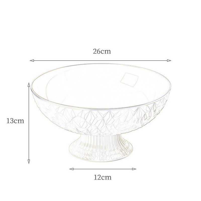 Fructear rotund platou de afișare pentru desert Tavă de servire pentru bucătărie acasă