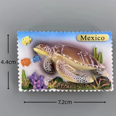 America de Nord Mexic Magneți pentru frigider 3D Suveniruri turistice Colectie de autocolante magnetice pentru frigider