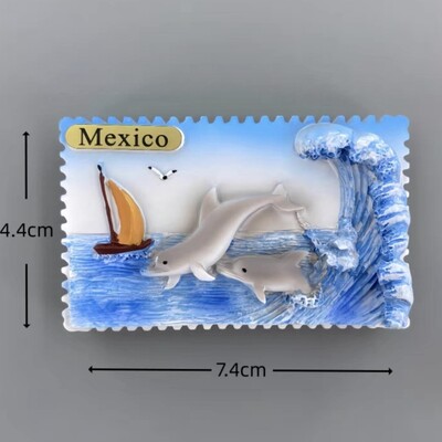 America de Nord Mexic Magneți pentru frigider 3D Suveniruri turistice Colectie de autocolante magnetice pentru frigider