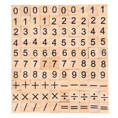 100 bucăți plăci din lemn literă alfabet număr bloc din lemn puzzle jucării educaționale pentru copii cadouri petrecere de aniversare ornamente de Crăciun