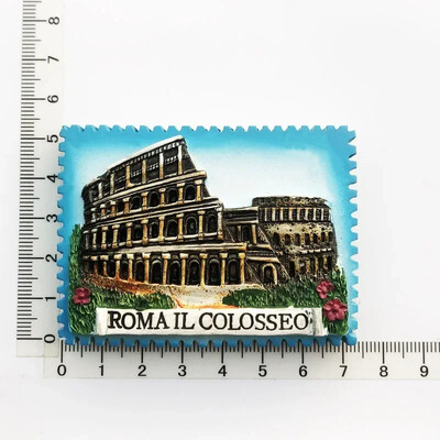 Italia Roma Colosseo magnet de frigider Turism Suvenir Rășină Artizanat Diviz Magnetic Autocolante Frigider decor acasă Cadouri de colecție