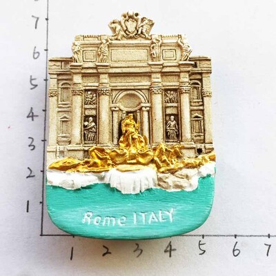 Italia Roma Colosseo magnet de frigider Turism Suvenir Rășină Artizanat Diviz Magnetic Autocolante Frigider decor acasă Cadouri de colecție