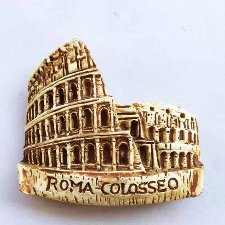 Italia Roma Colosseo magnet de frigider Turism Suvenir Rășină Artizanat Diviz Magnetic Autocolante Frigider decor acasă Cadouri de colecție