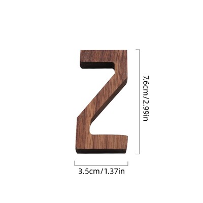 1 buc. perete din nuc negru litere englezești din lemn, numere, combinație gratuită, decor din lemn, cafenea, bar, decorațiuni pentru casă