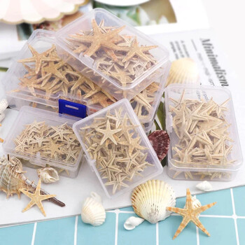 20/50/100pcs Starfish Natural Starfish Seashell Beach Craft Natural Sea Stars DIY Beach Wedding Decor Crafts Home Decor Epo