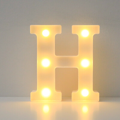 Lumini cu litere cu LED-uri cu alfabet Lampă cu numere luminoase Baterie Lumină de noapte pentru nuntă, aniversare, petrecere de Crăciun, decorare acasă