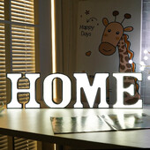 Litere iluminate LED alfabet cu litere Lumină pentru nuntă Semn pentru marcaj Lumini de noapte Lampă DIY Home Club Party Decoration de Crăciun 2024