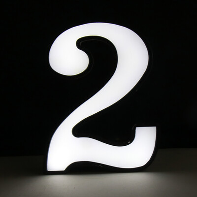 Litere iluminate LED alfabet cu litere Lumină pentru nuntă Semn pentru marcaj Lumini de noapte Lampă DIY Home Club Party Decoration de Crăciun 2024