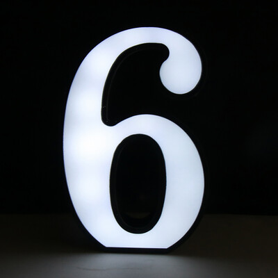 Litere iluminate LED alfabet cu litere Lumină pentru nuntă Semn pentru marcaj Lumini de noapte Lampă DIY Home Club Party Decoration de Crăciun 2024