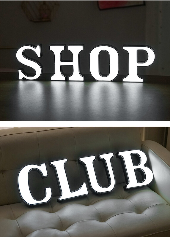 Litere iluminate LED alfabet cu litere Lumină pentru nuntă Semn pentru marcaj Lumini de noapte Lampă DIY Home Club Party Decoration de Crăciun 2024