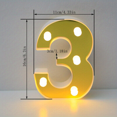 Lumină cu litere cu LED auriu, alfabet, lampă cu numere luminoase, litere, lumină de noapte pentru propunerea de spovedanie, decorarea unui bar de acasă