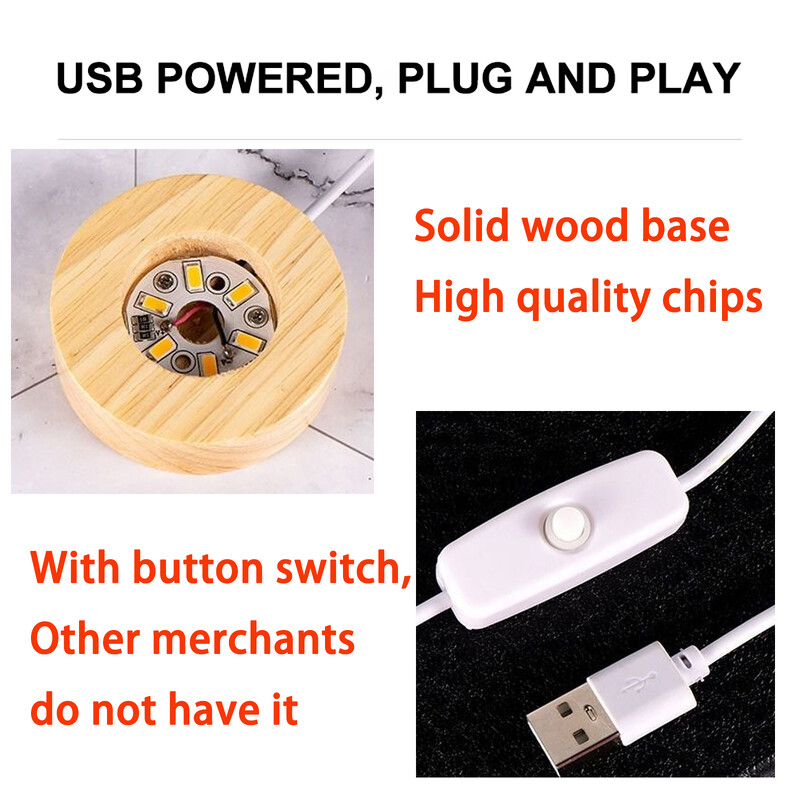 Astronaut 3D Crystal Ball Creativ LED Night Light Pentru Copii Dormitor Planet Space Solar System Lamp USB Crăciun Copii Cadou