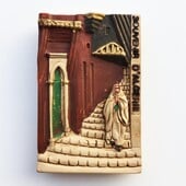 Алжир Пътуващи магнити за хладилник Оран Туристически сувенири Стикери за хладилник Домашен декор Сватбени подаръци Магнитни стикери