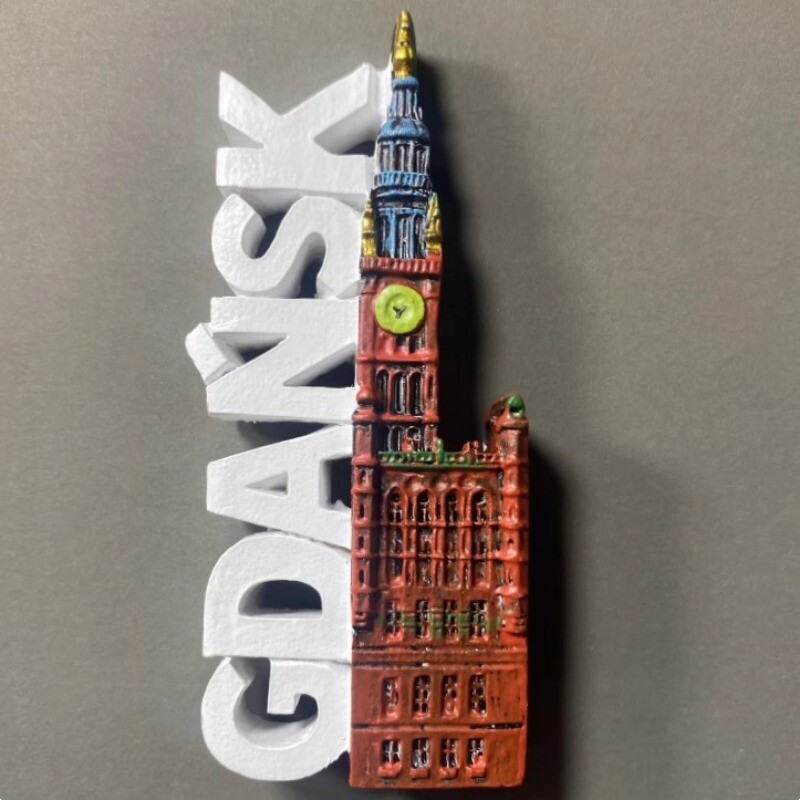 Полша Krarow Магнити за хладилник Poznań Wrocław Pobierowo Gdańsk Сувенири за пътуване Стикери за хладилник Начало Декор Сватбени подаръци