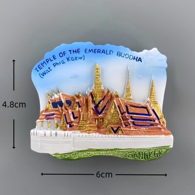 Сувенири от Тайланд Koh Samui Golden Mount Temple Магнити за хладилник Koh Kai Krabi Wat Phra Kaew Стикери за хладилник Сватбени подаръци
