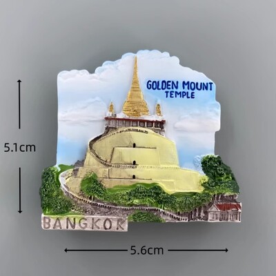 Сувенири от Тайланд Koh Samui Golden Mount Temple Магнити за хладилник Koh Kai Krabi Wat Phra Kaew Стикери за хладилник Сватбени подаръци