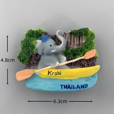 Сувенири от Тайланд Koh Samui Golden Mount Temple Магнити за хладилник Koh Kai Krabi Wat Phra Kaew Стикери за хладилник Сватбени подаръци