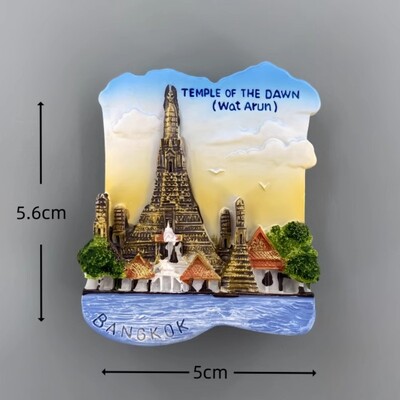 Сувенири от Тайланд Koh Samui Golden Mount Temple Магнити за хладилник Koh Kai Krabi Wat Phra Kaew Стикери за хладилник Сватбени подаръци