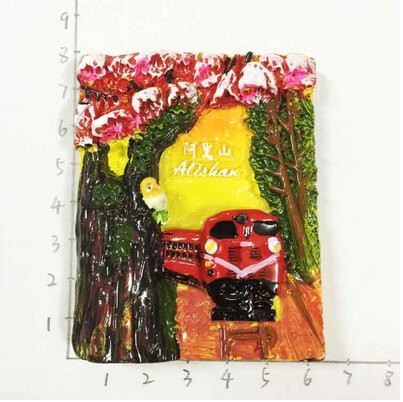 Тайван Китай Туристически сувенир за пътуване 3D Смола Декоративен магнит за хладилник Craft